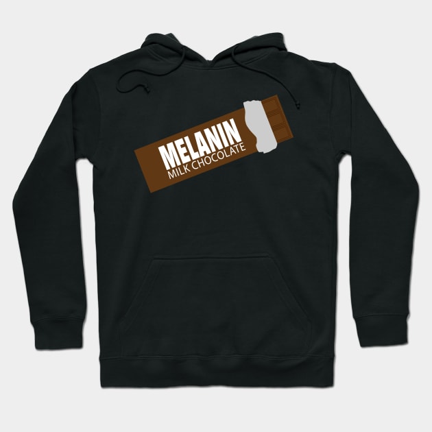 Melanin Milk Chocolate Candy Bar Hoodie by blackartmattersshop